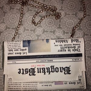 Newspaper Side Purse